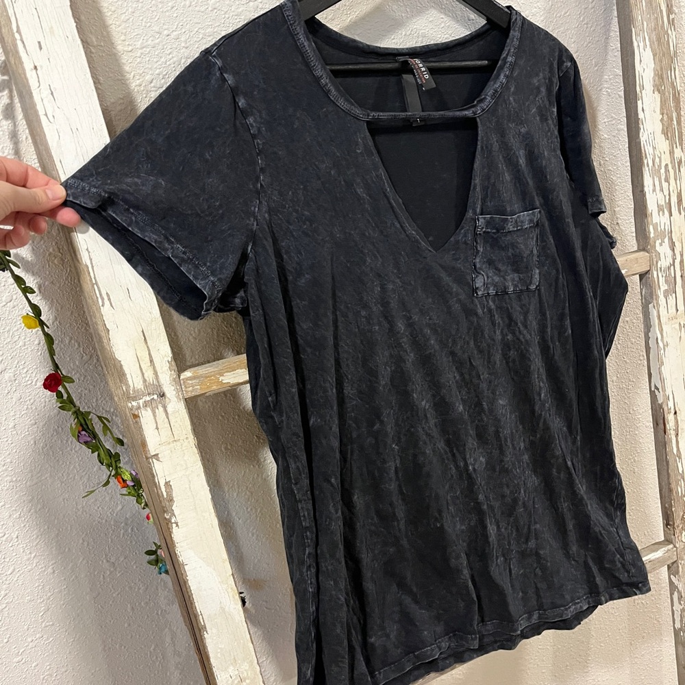 Torrid Charcoal Short Sleeve Tee